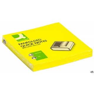 Bloczek samoprzylepny Z-NOTES 76x76 mm 100k. neon żółty harmonijkowy  KF16575