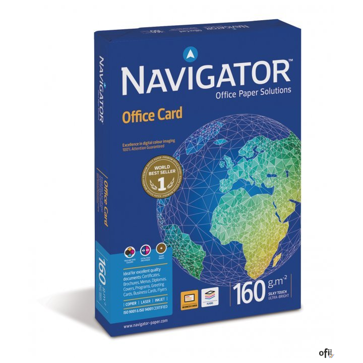Papier xero A4 160g NAVIGATOR OFFICE Card 250ark