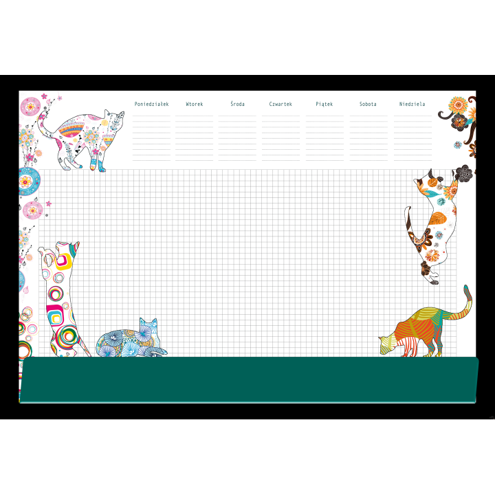 Podkład na biurko-Notes B3-KOTY, SP-B3-01 Michalczyk i Prokop