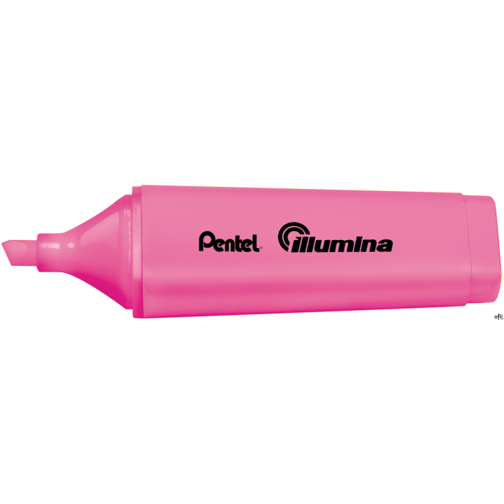 Zakreślacz płaski ze ściętą końcówką różowy SL60-P PENTEL