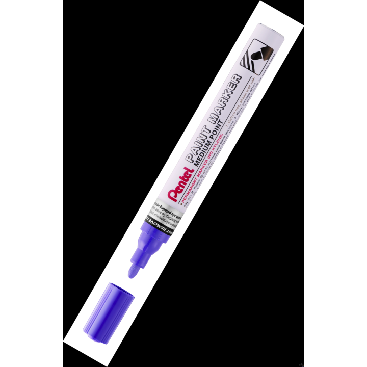 Marker olejowy Pentel średnia okrągła  końcówka,  MMP10-V fioletowy