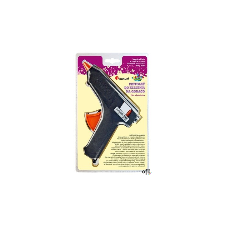 Pistolet do kleju na gorąco 40W 11mm 365218 TITANUM