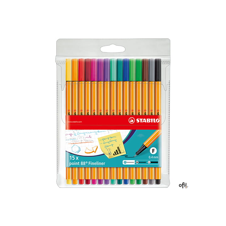 Cienkopis POINT 88 15szt 8815 STABILO
