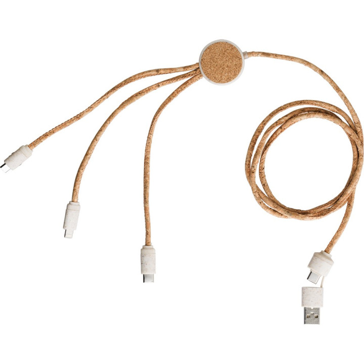 Korkowy kabel do ładowania