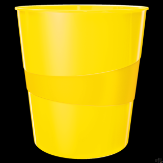 Kosz na śmieci 15L Leitz WOW, żółty 52781016