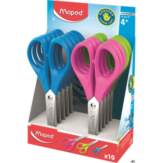 Nożyczki ESSENTIALS szkolne 13cm dla leworęcznych MAPED 464312