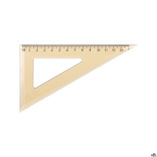 Ekierka szkolna GRAND GR853T 60/13cm przezroczysta 130-1710