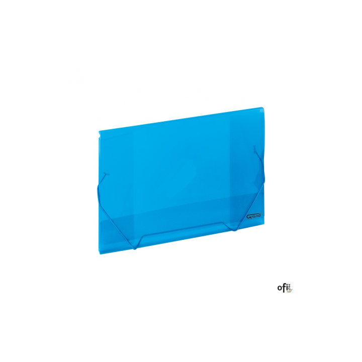 Teczka kopertowa A4 na gumkę ZP041 niebieska 120-1226 GRAND