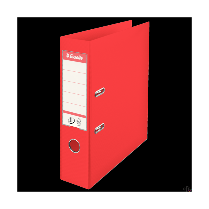 Segregator A4/75mm z mechanizmem czerwony VIVIDA 624068 ESSELTE No.1