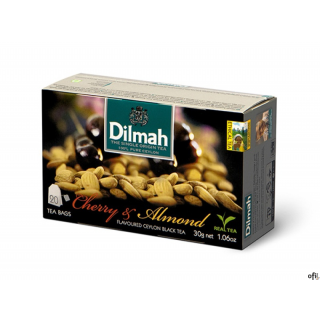 Herbata DILMAH WIŚNIA&MIGDAŁ (20 saszetek) czarna