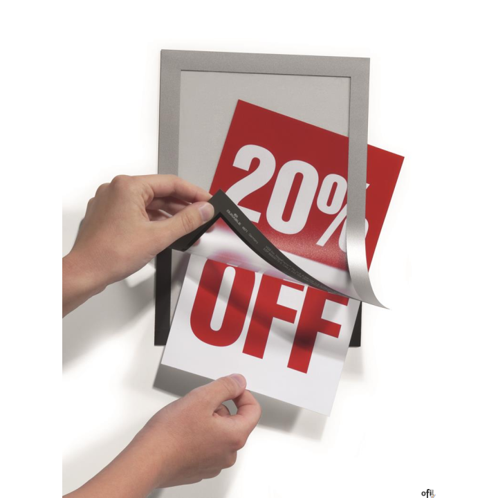 Ramki MAGAFRAME A5 srebrne (2sztuki) DURABLE 4871-23