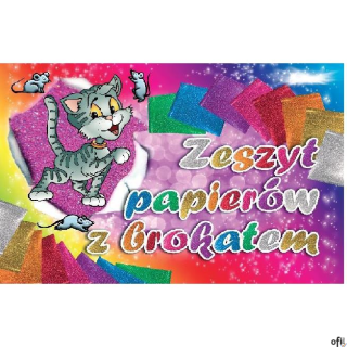 Zeszyt papierów z brokatem B4 ZB-4 ALIGA