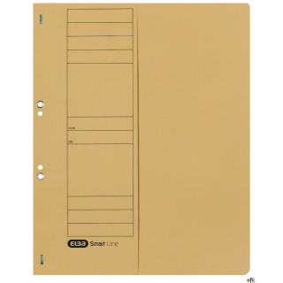 Skoroszyt kartonowy ELBA 1/2 A4, oczkowy, beżowy, 100551877