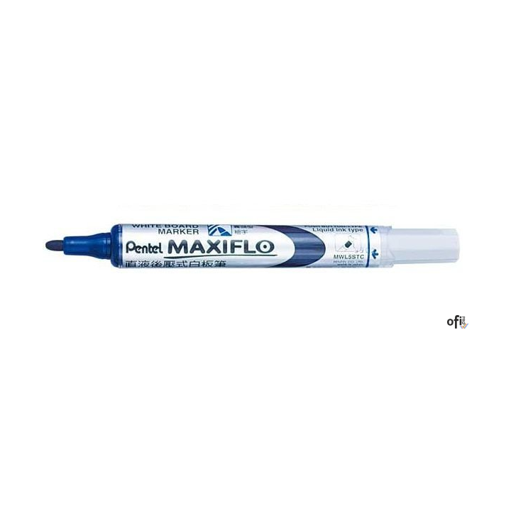 Marker suchościeralny niebieski MWL5SC PENTEL MAXIFLO (z tłoczkiem)