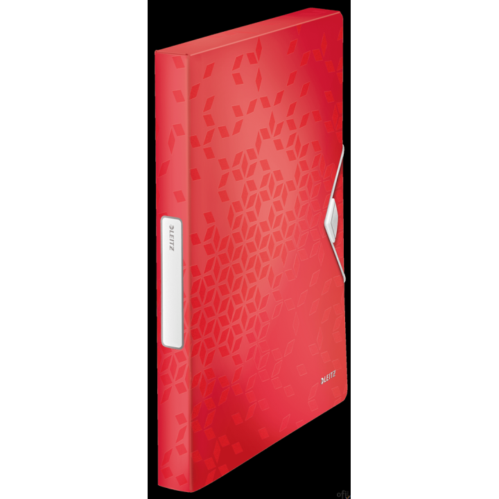 Teczka z gumką PP Leitz WOW, 30 mm, czerwona 46290026