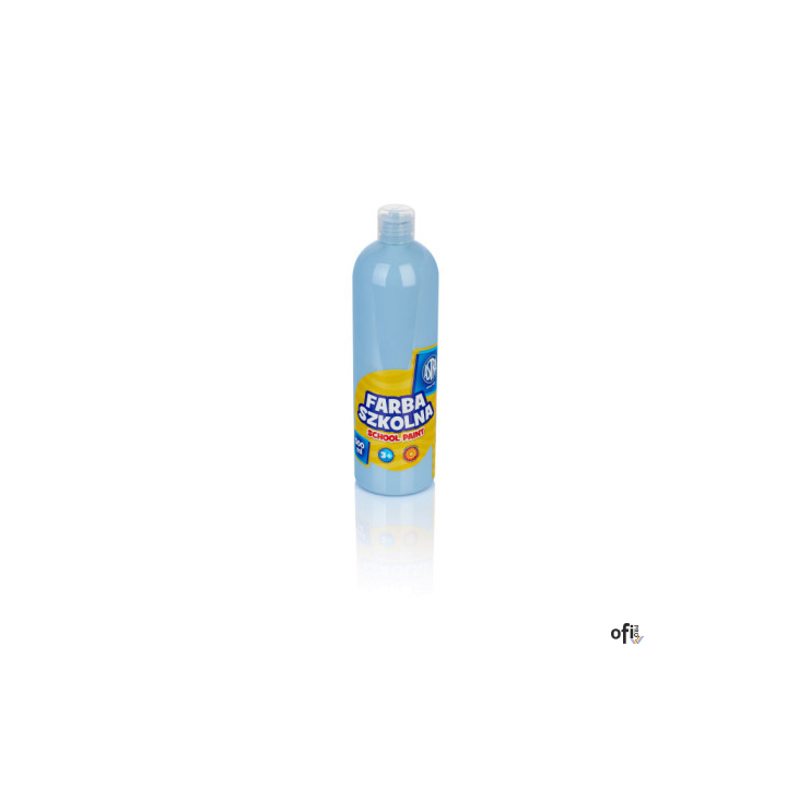 Farba szkolna Astra 500 ml - błękitna, 301112006