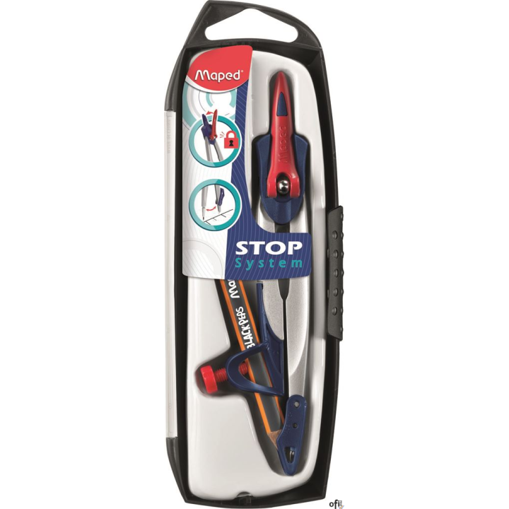 Cyrkiel STOP SYSTEM z ołówkiem 196510 MAPED