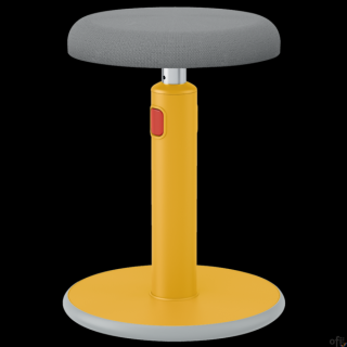 Ergonomiczny stołek Leitz Ergo Cosy, żółty 65180019