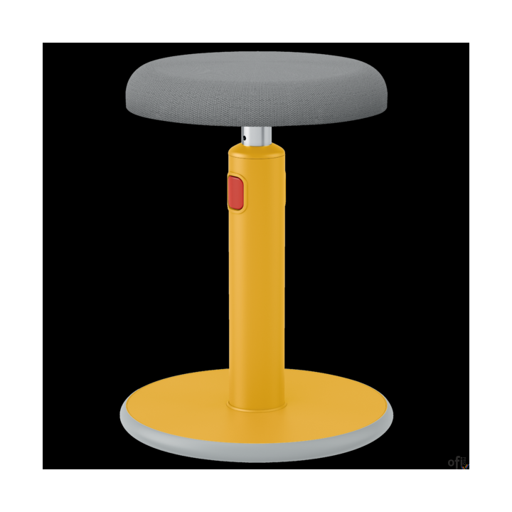 Ergonomiczny stołek Leitz Ergo Cosy, żółty 65180019