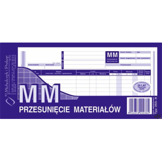 355-8 MM Przesunięcie materiałów międzymagazynowe wielokopia 1/3 A4  MICHALCZYK I PROKOP