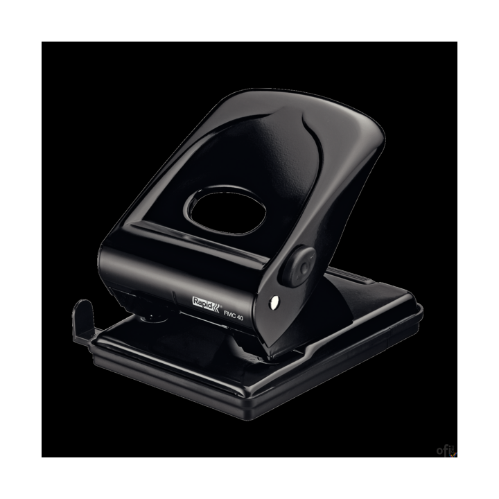 Dziurkacz FMC40 RAPID czarny 40 kartek duży metalowy 21835601