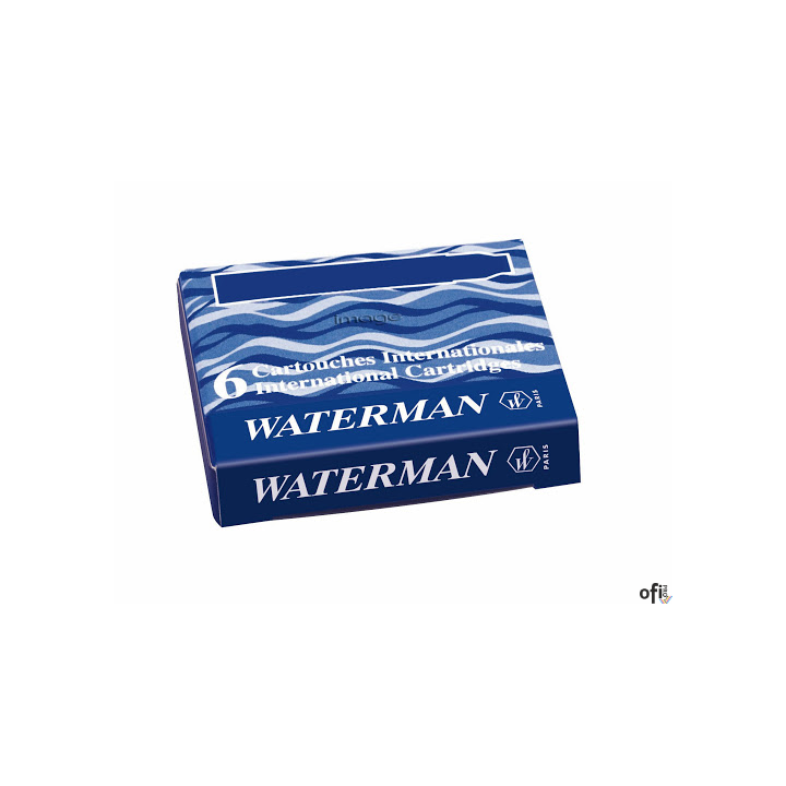Naboje INTERNATIONAL (6 szt) niebieski floryda S0110950 WATERMAN
