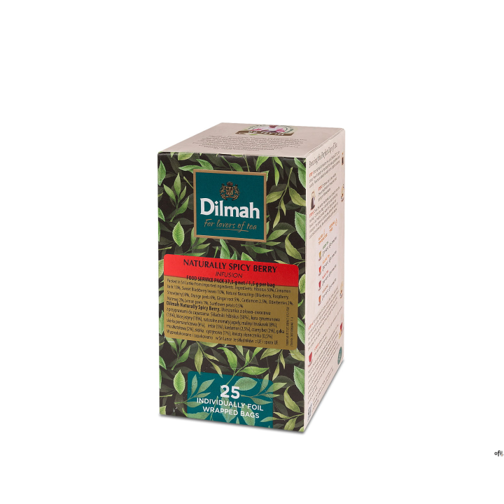 Herbata Dilmah Naturally Spicy Berry 25 x 1,5g