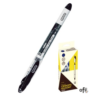 Cienkopis kulkowy GR-203 czarny GRAND 160-1032