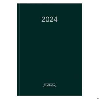 Kalendarz Dzienny Szefa A5 C.Zielony 2024 9588351 Herlitz