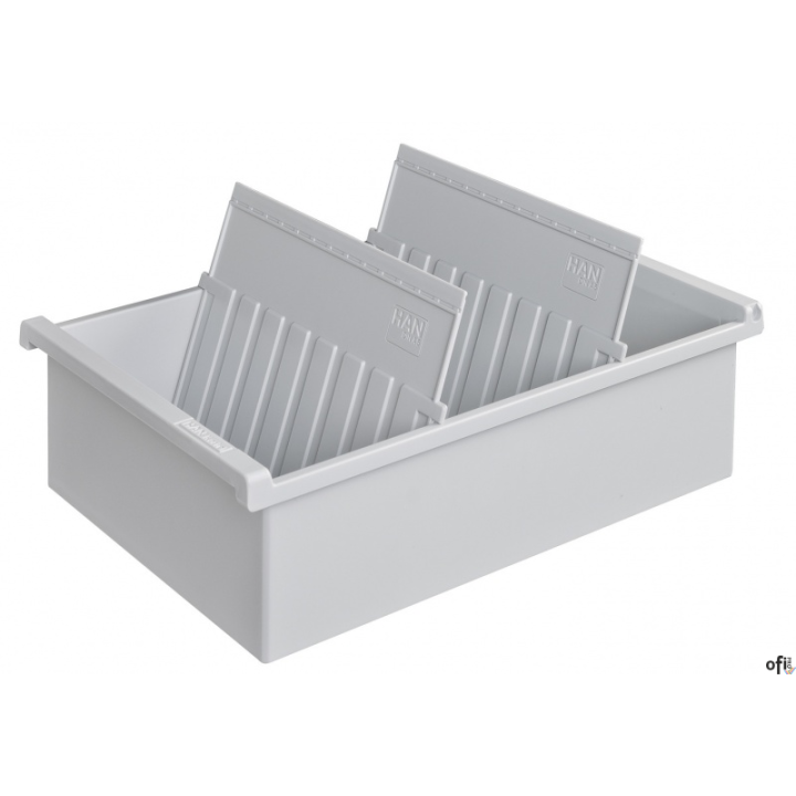 Kartoteka otwarta PS A5 HAN szara HN955011-13