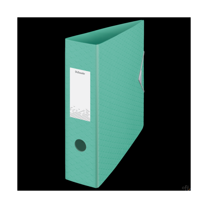 Segregator Esselte ColourBreeze, z polyfoamu A4, 82 mm, zielony 626218