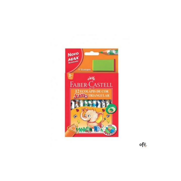 Kredki 10 kolorów JUMBO, FABER CASTELL 111210