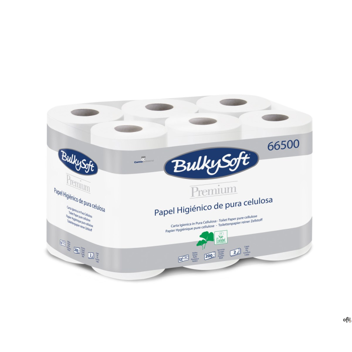 Papier toaletowy 2w 24m (96 rolek) BulkySoft PREMIUM celuloza 66500