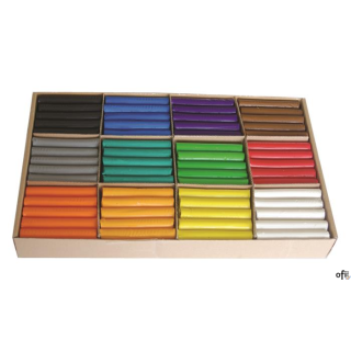 Plastelina dla przedszkoli MONA 180 szt. (12 kol. x 15 szt.) 0166 ST.MAJEWSKI