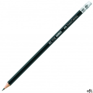 Ołówek 1112 HB z gumką (12 szt.) FC111200  BLACKLEAD FABER-CASTELL
