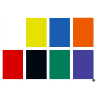 Teczka z gumką A4+ JEDNOKOLOROWA mix ITERDRUK