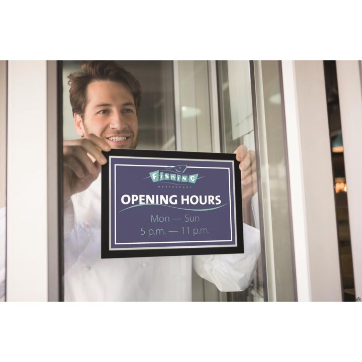 Ramka plakatowa DURAFRAME SUN A4 czarna 484101 DURABLE 1 sztuka