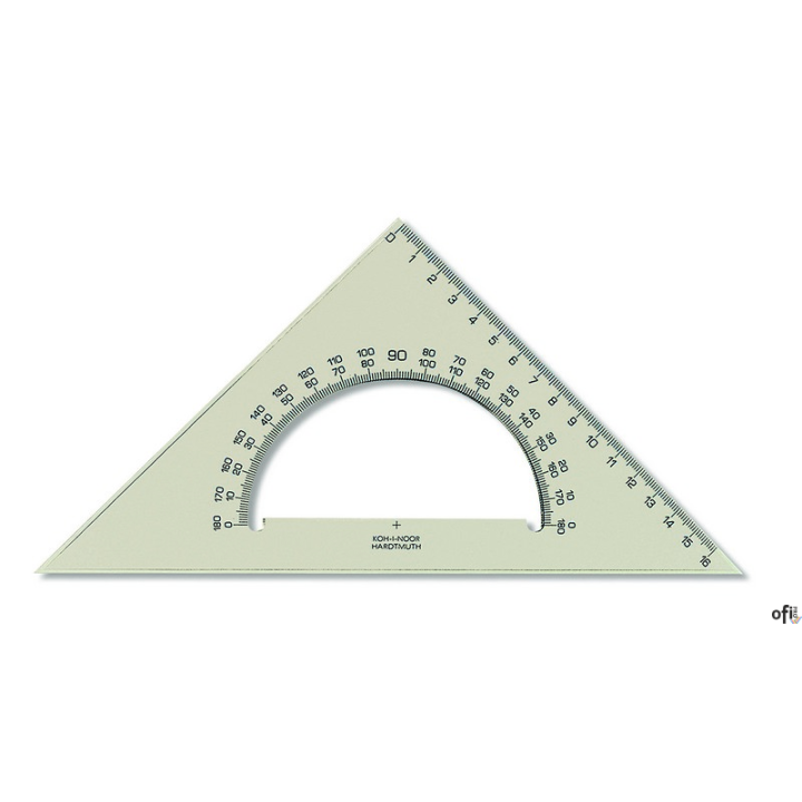 Ekierka z kątom.16cm.745640 KOOH-I-NOR
