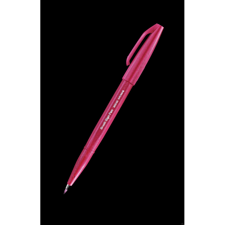 Pisak pędzelkowy do kaligrafii burgund SES15C-B2X PENTEL SALE