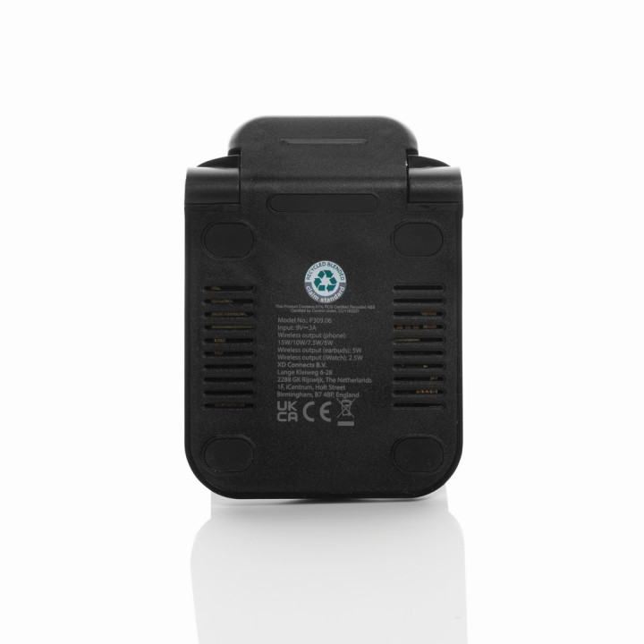 Ładowarka bezprzewodowa 3 w 1, 15W Powerpal