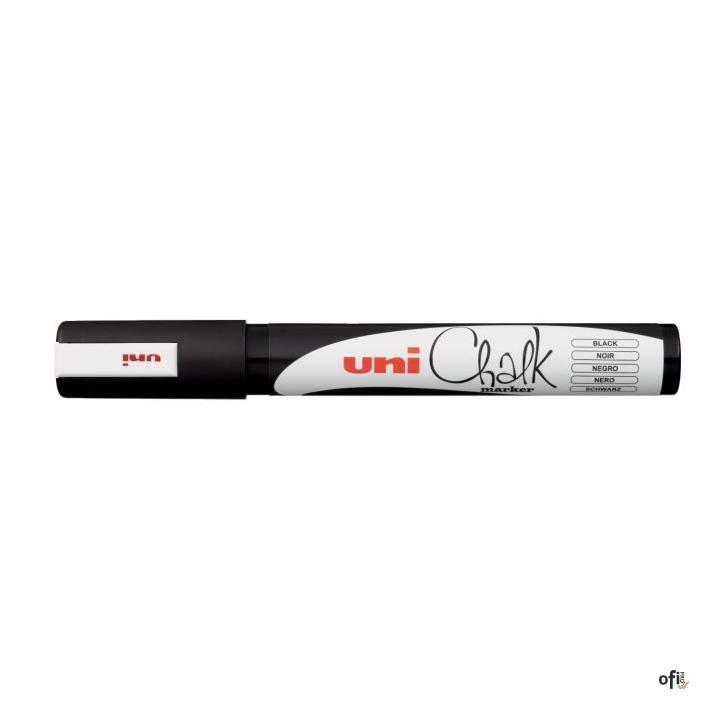 Marker z farbą kredową CHALK PWE-5M czarny UNI UNPWE5M/DCA
