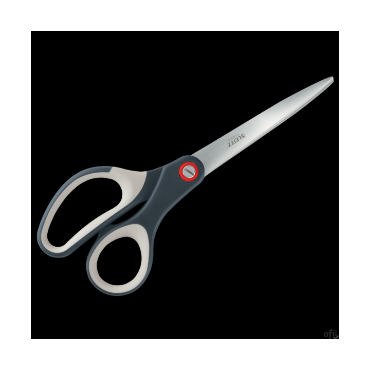 Nożyczki biurowe Leitz Cosy powlekane tytanem, 205mm, szare 53320089