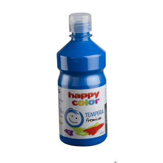 Farba tempera Premium 500ml, niebieski, Happy Color HA 3310 0500-3