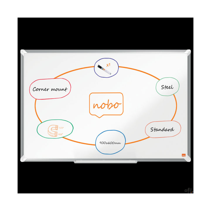 Tablica stalowa Nobo Premium Plus 900x600mm 1915155
