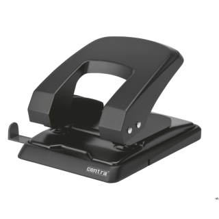 Dziurkacz CENTRA 40k metal czarny, 623668