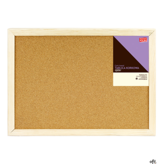 Tablica korkowa 40x60 rama drewniana 5003 120-1516 GRAND
