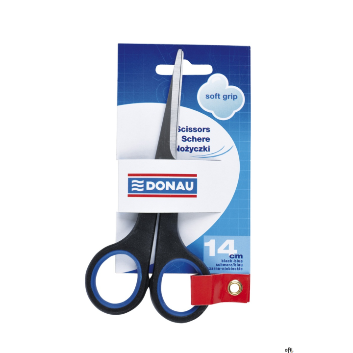 Nożyczki_ biurowe 14cm miękkie 7932301-10 DONAU
