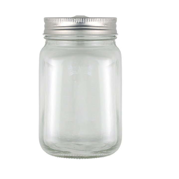 Słoik do picia 480 ml ze słomką