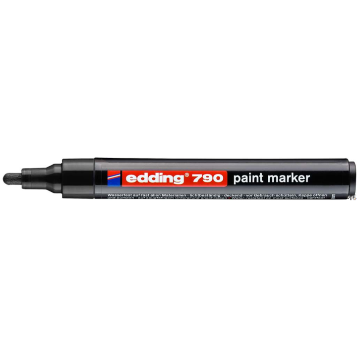 Marker EDDING 790 czarny 2-4mm