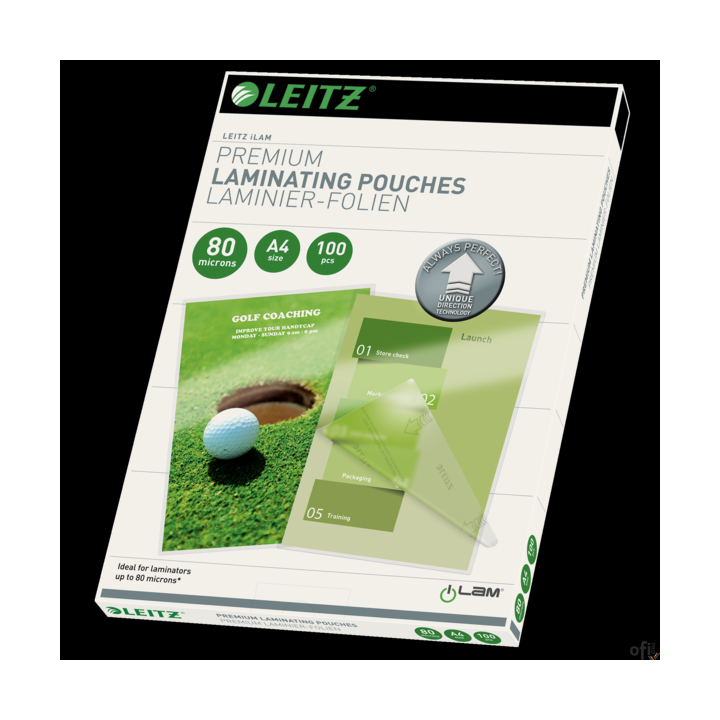 Folia do laminacji Leitz UDT A4 80 mic., 100 szt., 74780000